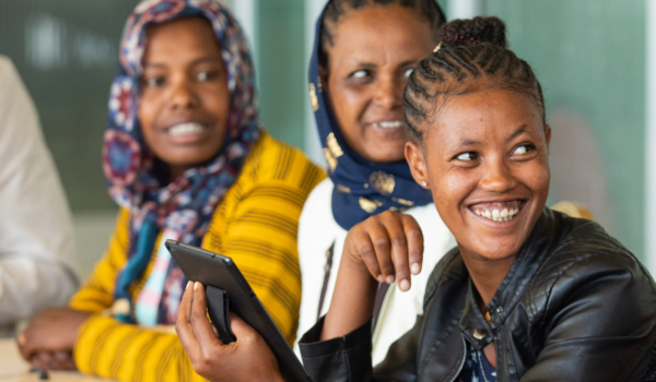 Community health workers attend a blended learning training in Addis Ababa, Ethiopia.